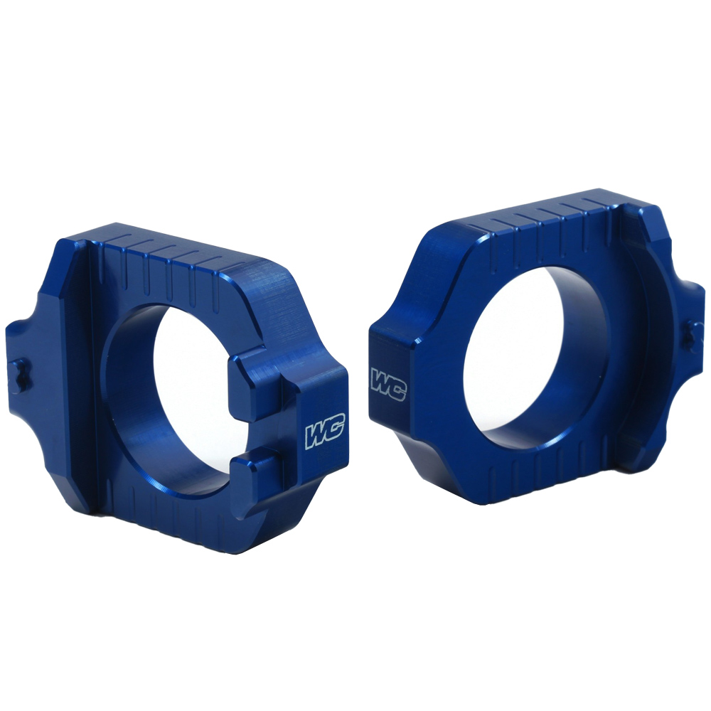 AXLE BLOCK KIT ELITE YAMAHA YZ250F 12-25 YZ450F 10-25 BLUE